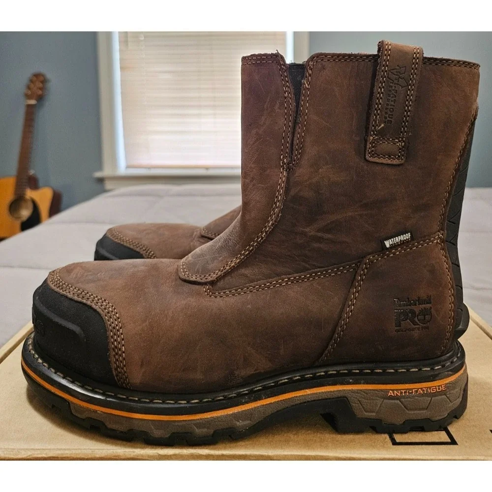 Timberland PRO® (Men's 7.5 M) True Grit™ Chelsea‎ Comp-Toe Waterproof Work Boot